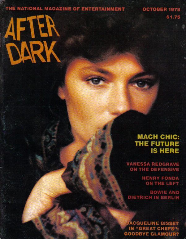 AFTER DARK magazine side cover October 1978