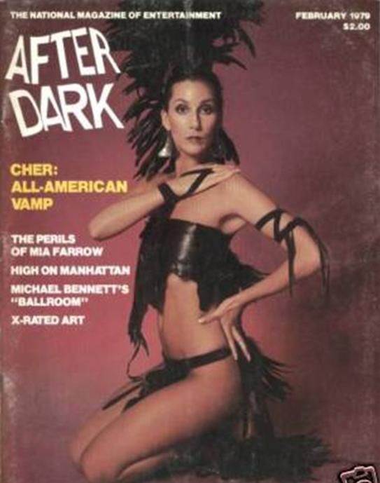 AFTER DARK magazine side cover February 1979