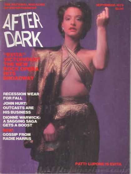 AFTER DARK magazine side cover September 1979