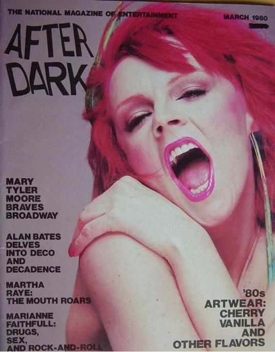 AFTER DARK magazine side cover March 1980