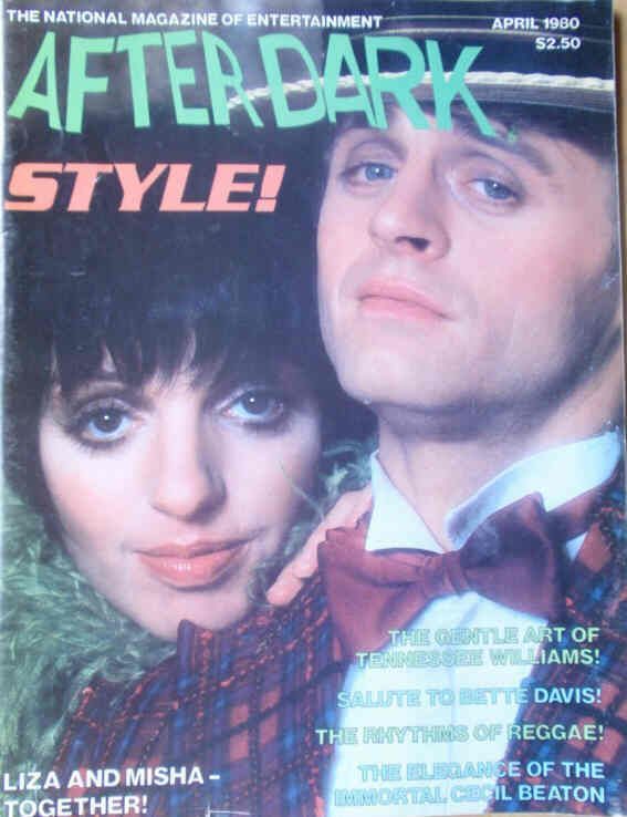 AFTER DARK magazine side cover April 1980