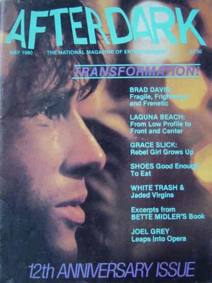 AFTER DARK magazine side cover May 1980