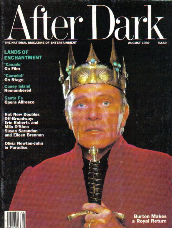 AFTER DARK magazine side cover August 1980