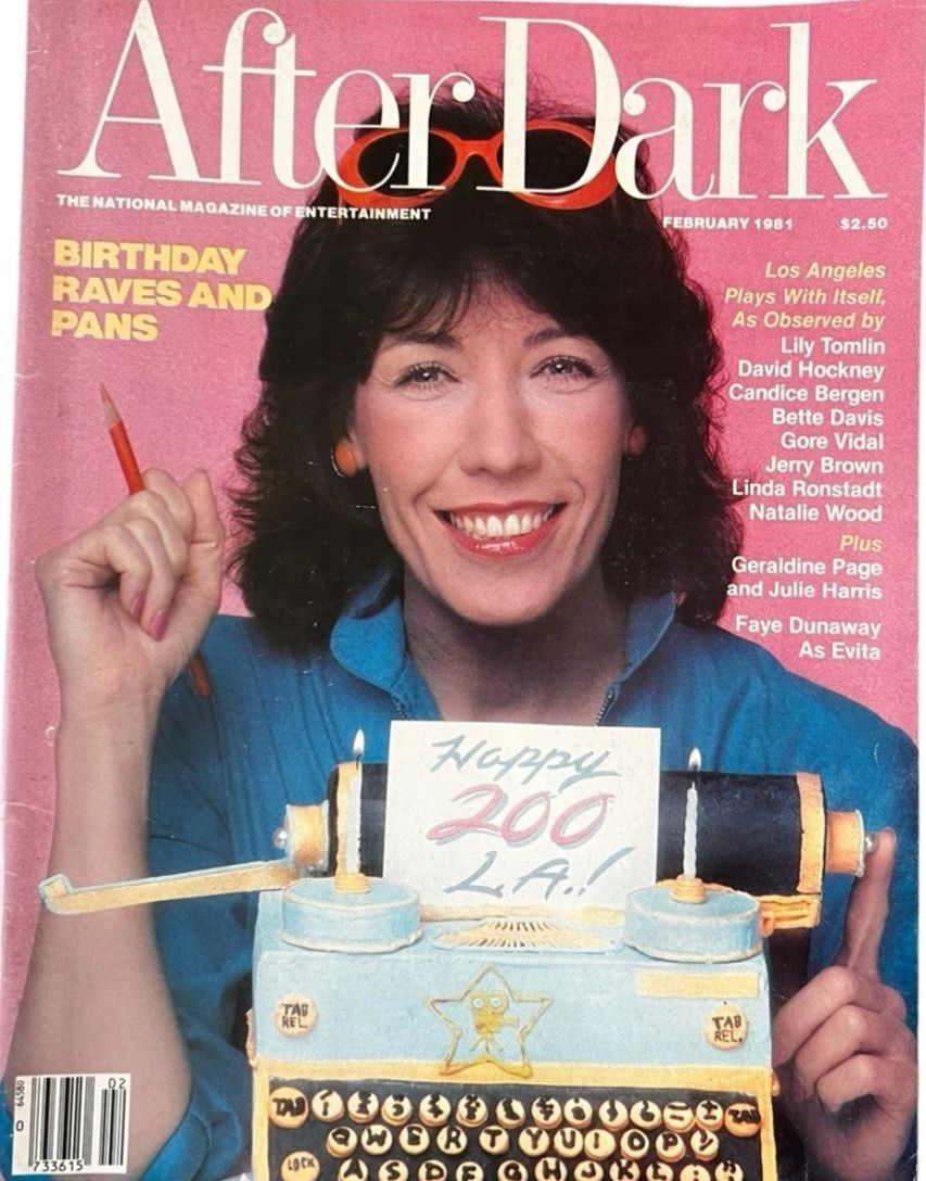 AFTER DARK magazine side cover February 1981