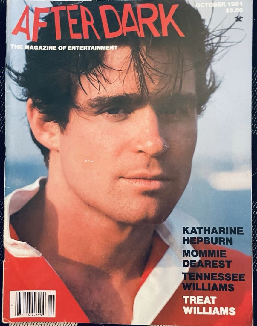 AFTER DARK magazine side cover October 1981