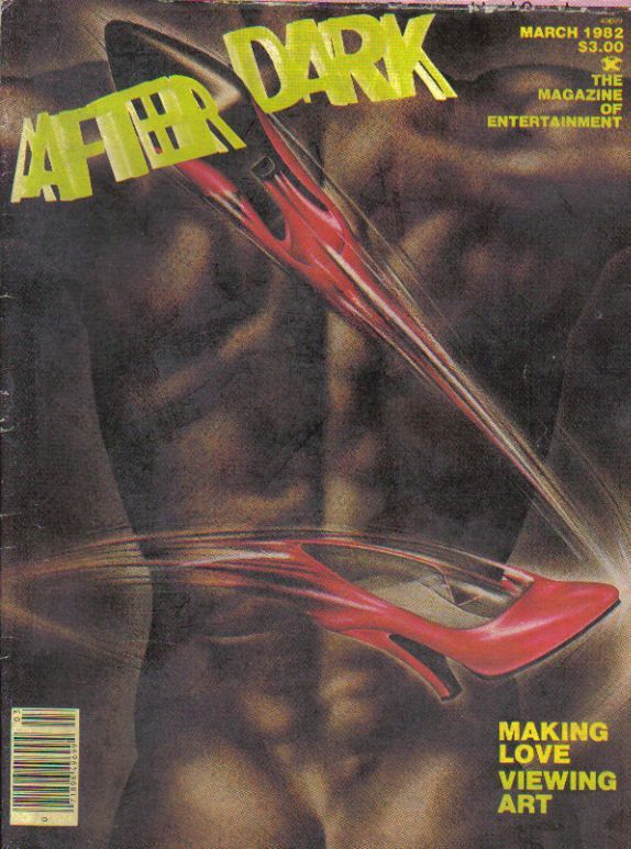 AFTER DARK magazine side cover March 1982