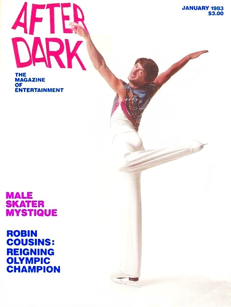 AFTER DARK magazine side cover January 1983