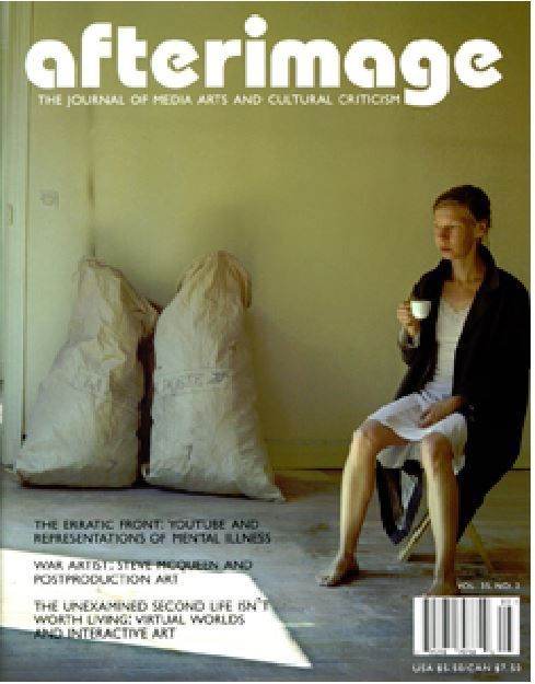 AFTERIMAGE magazine side cover Fall 2007