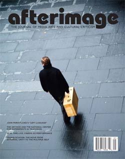 AFTERIMAGE magazine side cover July/August 2009