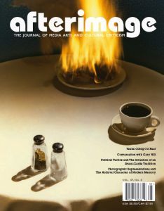 AFTERIMAGE magazine side cover January/February/March 2010