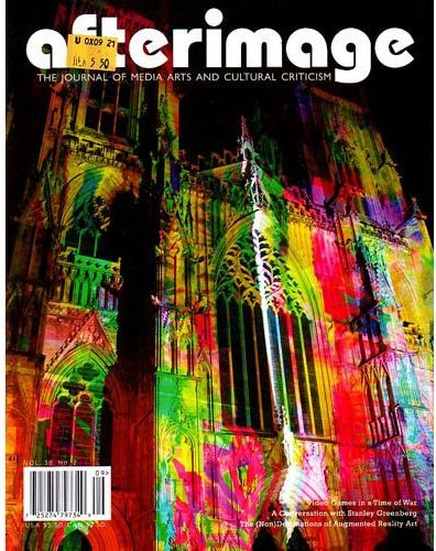 AFTERIMAGE magazine side cover October 2010