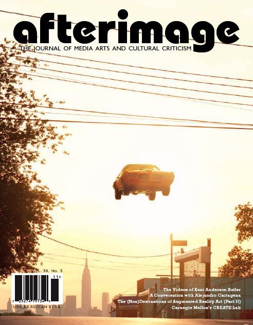 AFTERIMAGE magazine side cover November/December 2010