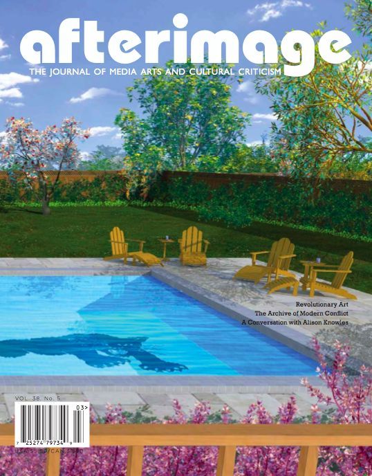 AFTERIMAGE magazine side cover March/April/May 2011