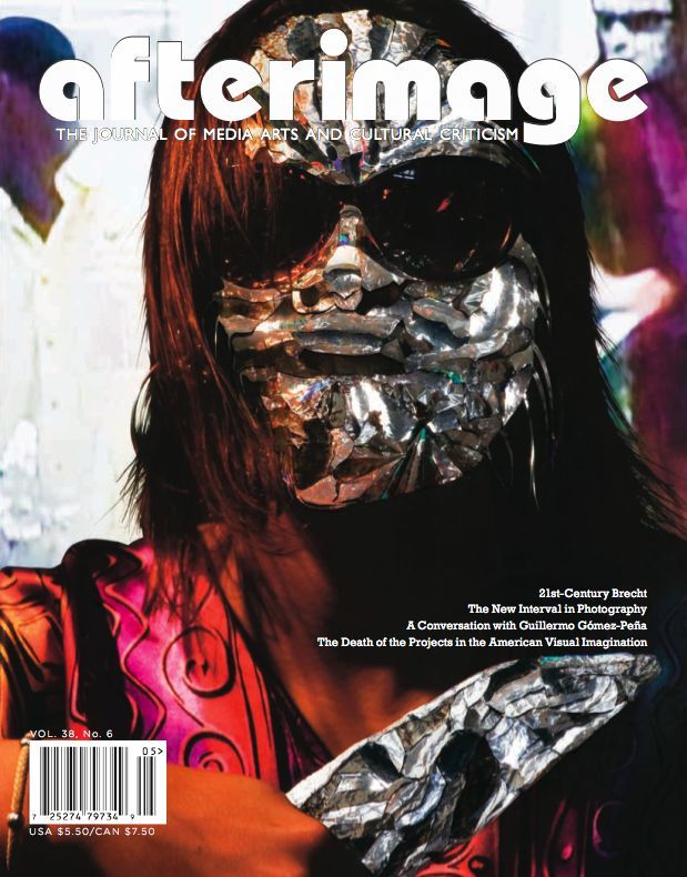 AFTERIMAGE magazine side cover  Vol 38 # 6 June/July 2011