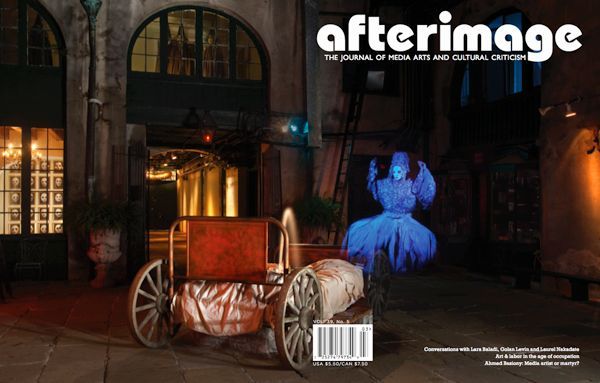 AFTERIMAGE magazine side cover  Vol 39 # 5 March/April 2012