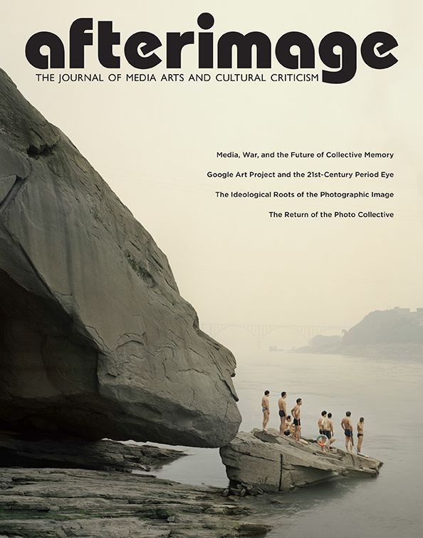 AFTERIMAGE magazine side cover  Vol 40 # 4 January/February 2013