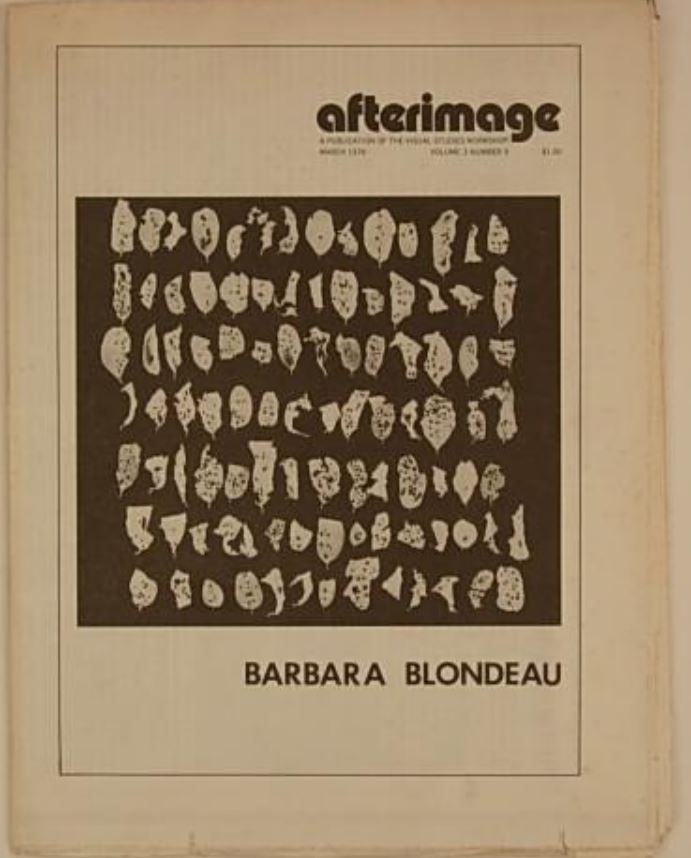 AFTERIMAGE magazine side cover  Vol 3 # 9 March 1976