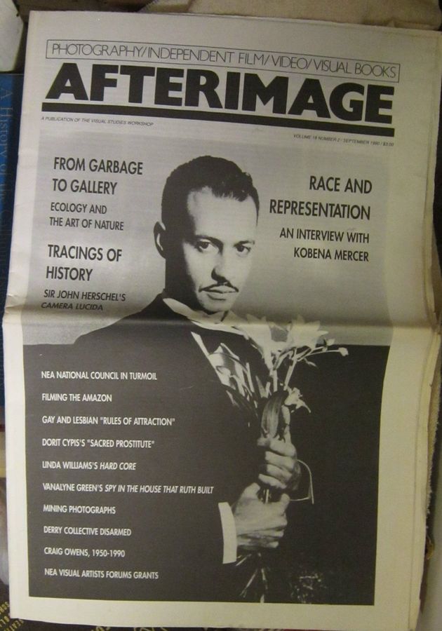 AFTERIMAGE magazine side cover  Vol 18 # 2 September 1990