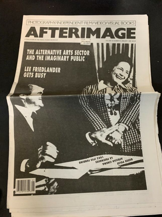 AFTERIMAGE magazine side cover  January 1993