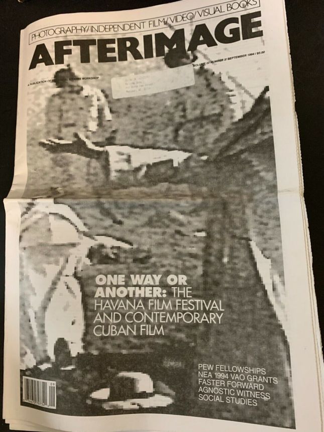 AFTERIMAGE magazine side cover  September 1994