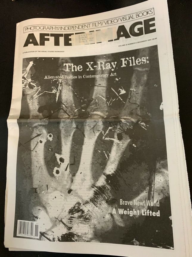 AFTERIMAGE magazine side cover  December 1994