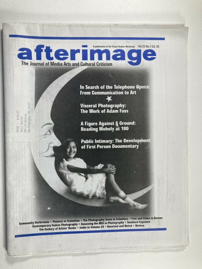 AFTERIMAGE magazine side cover  July/August 1997