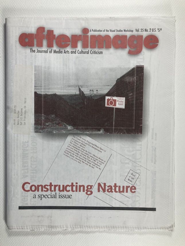 AFTERIMAGE magazine side cover  September/October 1997