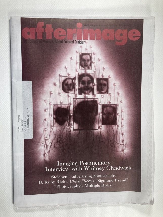 AFTERIMAGE magazine side cover  May/June 1999