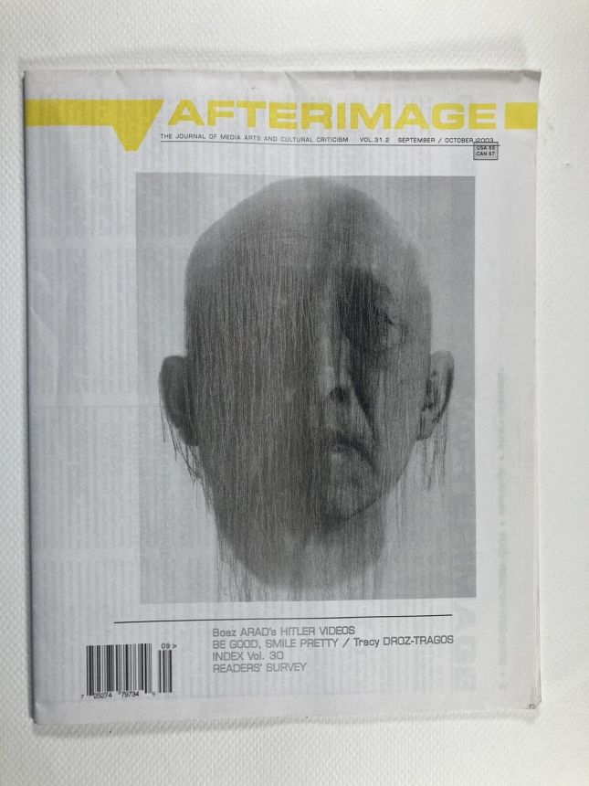 AFTERIMAGE magazine side cover  September/October 2003