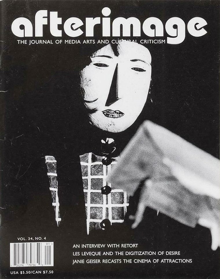 AFTERIMAGE magazine side cover  Vol 34 No  4   2006
