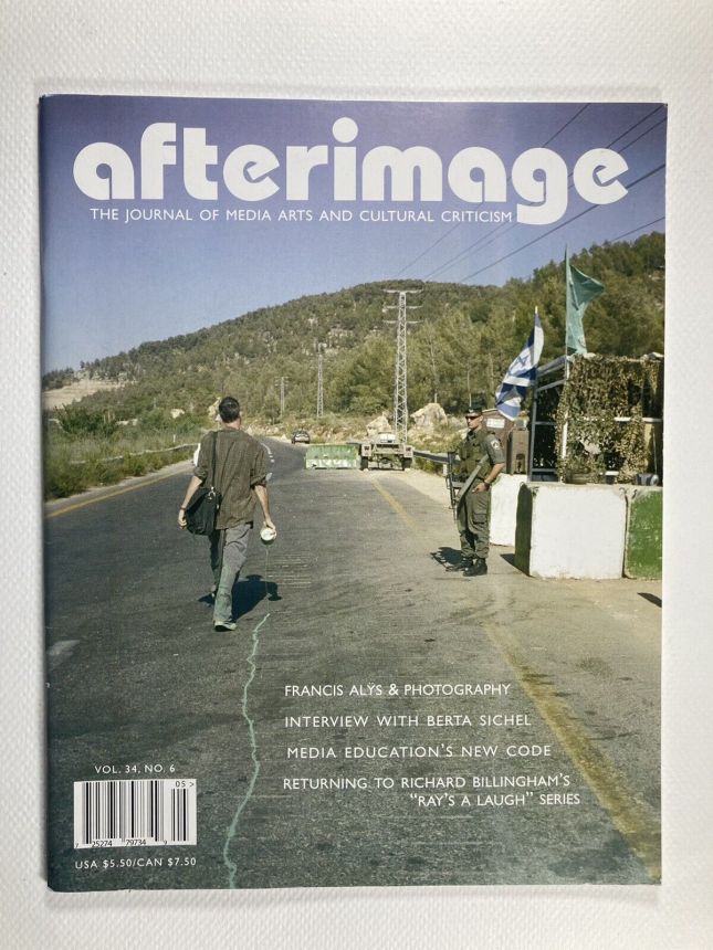 AFTERIMAGE magazine side cover  May/June 2007