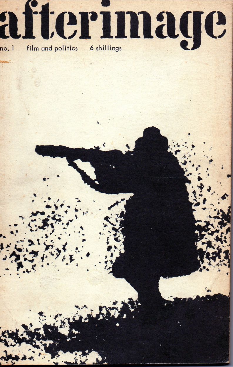 AFTERIMAGE UK magazine side cover Issue 1  April 1970