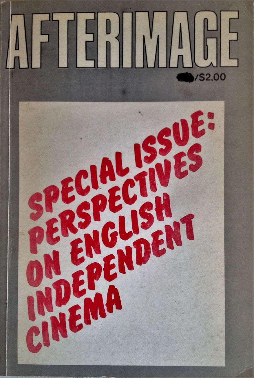 AFTERIMAGE UK magazine side cover Issue 6 Summer 1976