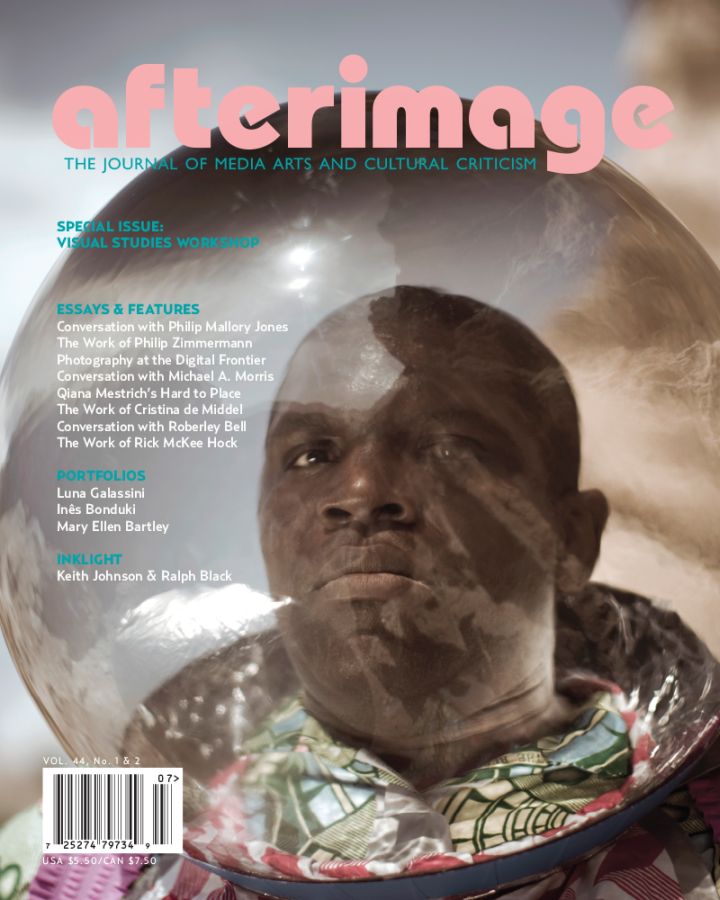AFTERIMAGE magazine side cover  Vol 44 #1-2  2016