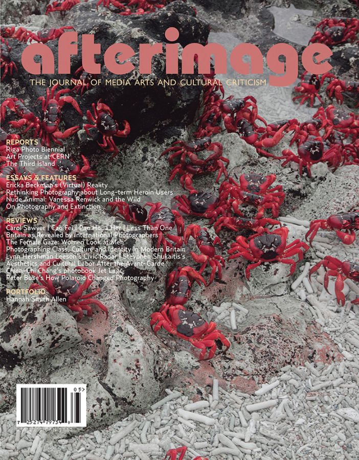 AFTERIMAGE magazine side cover  Vol 44 #3  2016