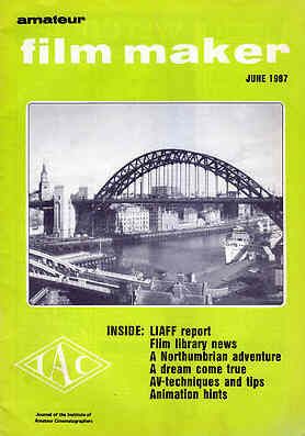 AMATEUR FILM AND VIDEO MAKER magazine side cover  Vol 10 # 2 June 1987