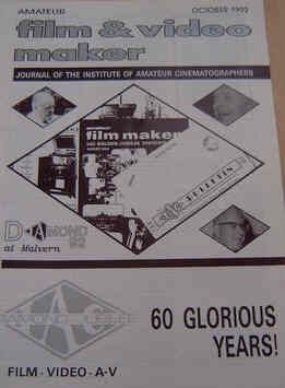 AMATEUR FILM AND VIDEO MAKER magazine side cover  Vol 15 # 5 October 1992