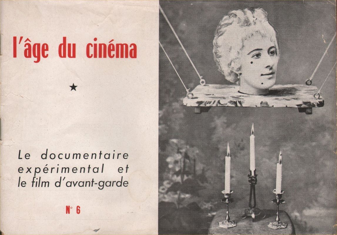 AGE DU CINEMA | L magazine side cover Issue 6  1952