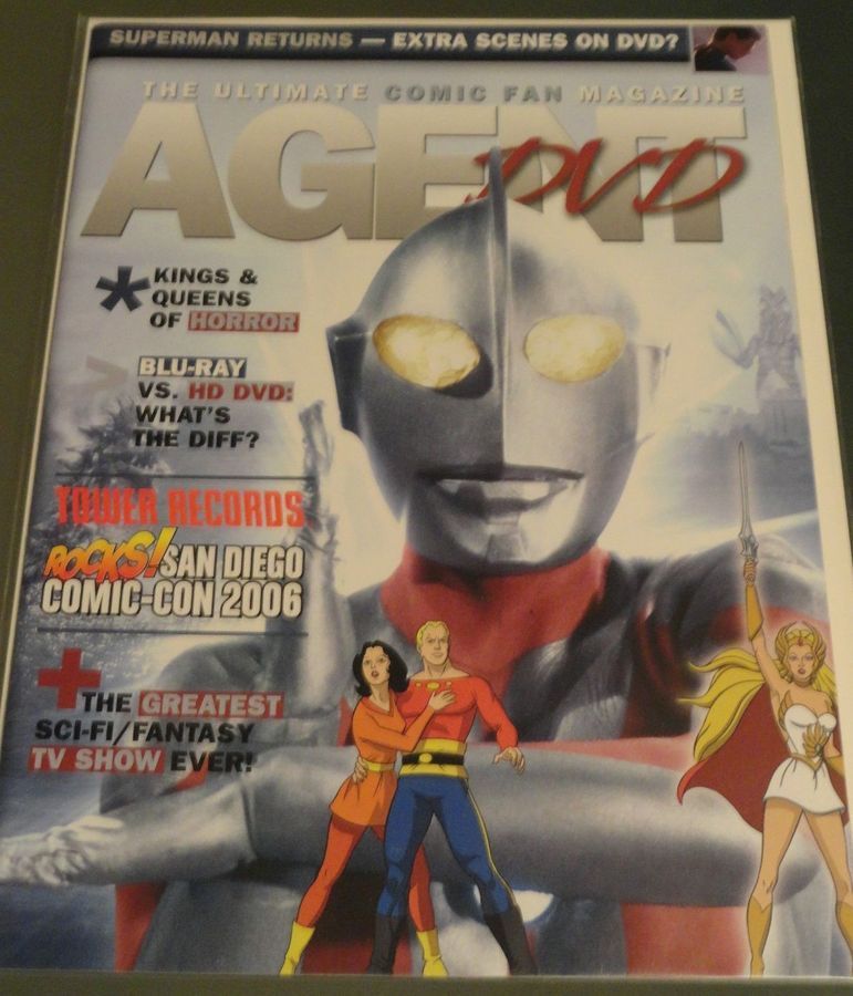 AGENT DVD magazine side cover July 2006