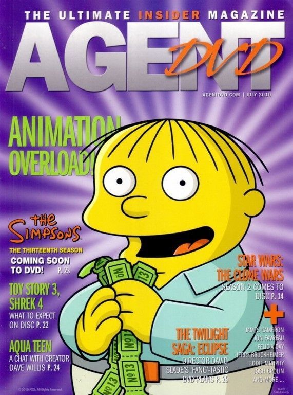 AGENT DVD magazine side cover July 2010