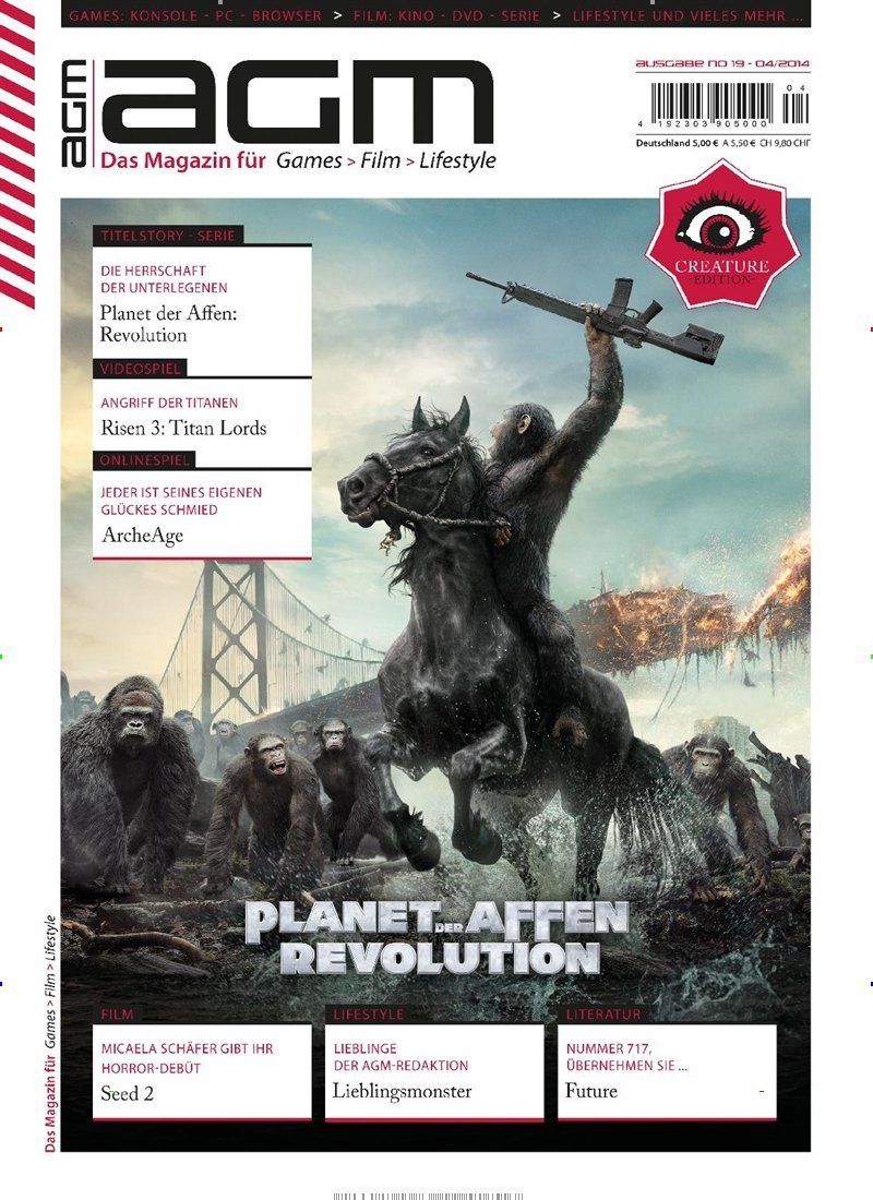 AGM magazine side cover Issue 19 July/August 2014