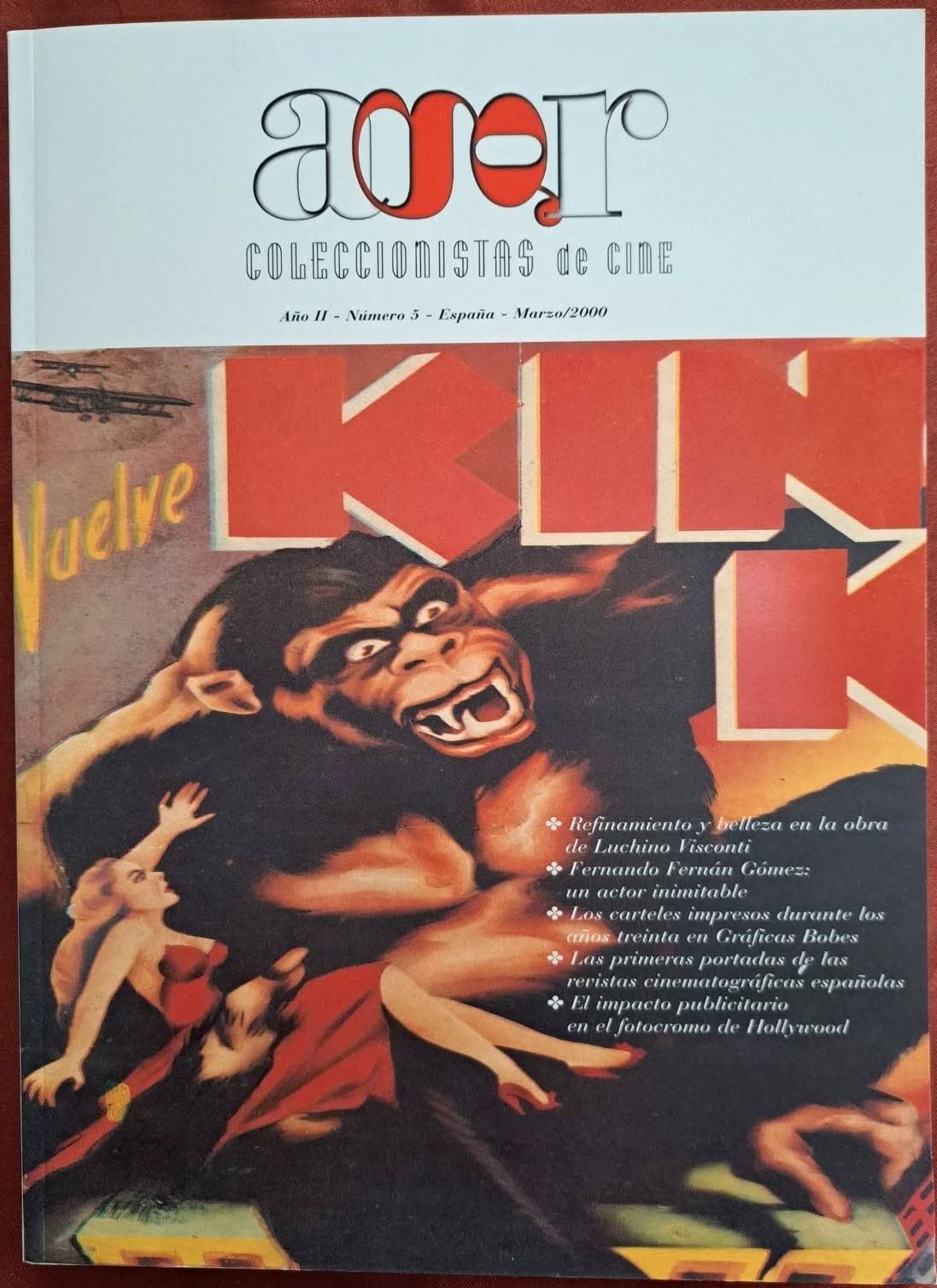 AGR magazine side cover Issue 5 Spring 2000