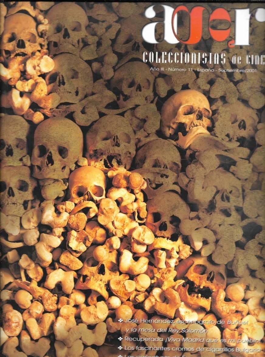 AGR magazine side cover Issue 11 Autumn 2001