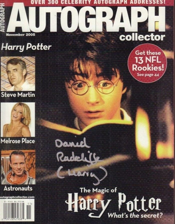 AUTOGRAPH COLLECTOR magazine side cover  November 2005