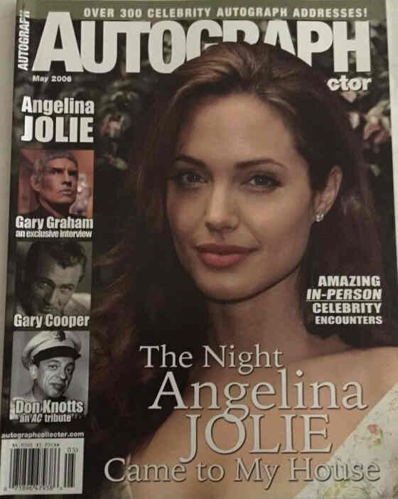 AUTOGRAPH COLLECTOR magazine side cover  May 2006