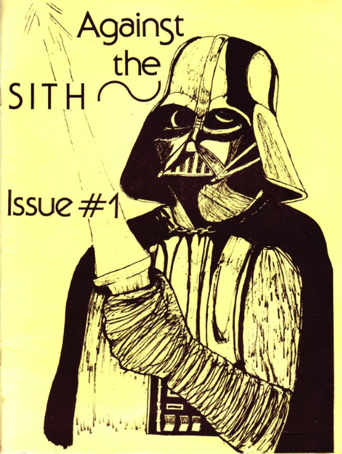 AGAINST THE SITH magazine side cover Issue 1 April 1978