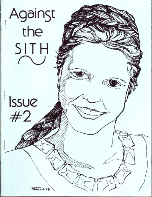 AGAINST THE SITH magazine side cover Issue 2  June 1978