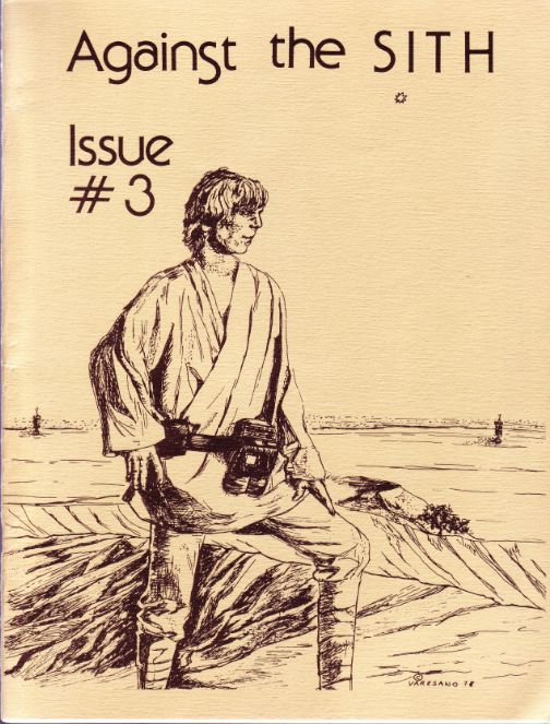 AGAINST THE SITH magazine side cover Issue 3  January 1979