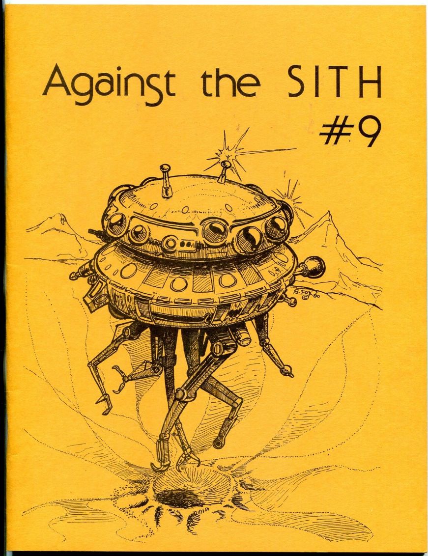 AGAINST THE SITH magazine side cover Issue 9 October 1980