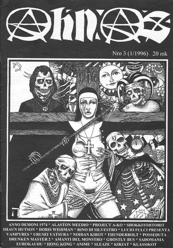 AHNAS magazine side cover Issue 3   1996